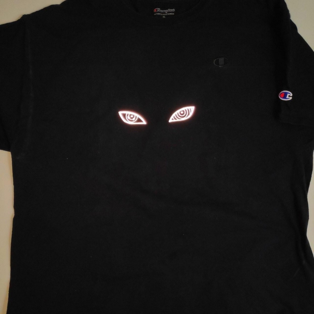 NWT champion x sharingan reflective Tshirt